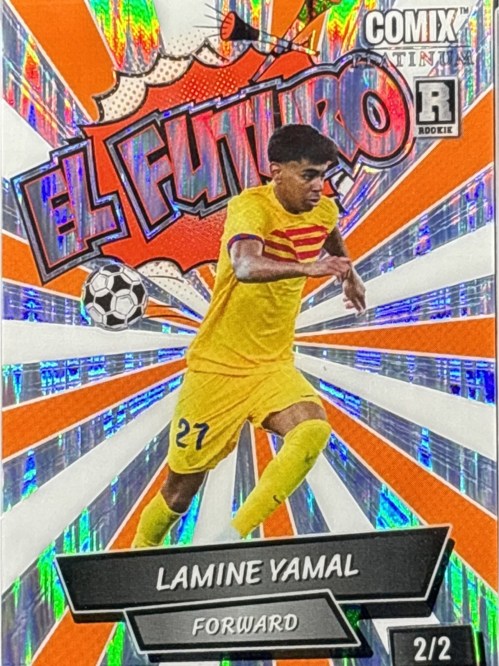 Wild Card Futuro El Futuro Soccer Trading Card - Lamine Yamal LE 2/2